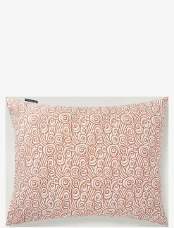 White/Terra Wave Printed Cotton Sateen pillowcase - Örngott