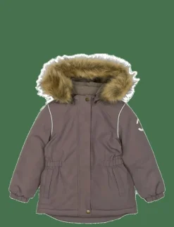 Winter Jacket waist Solid w. Fake F - Vinterjacka