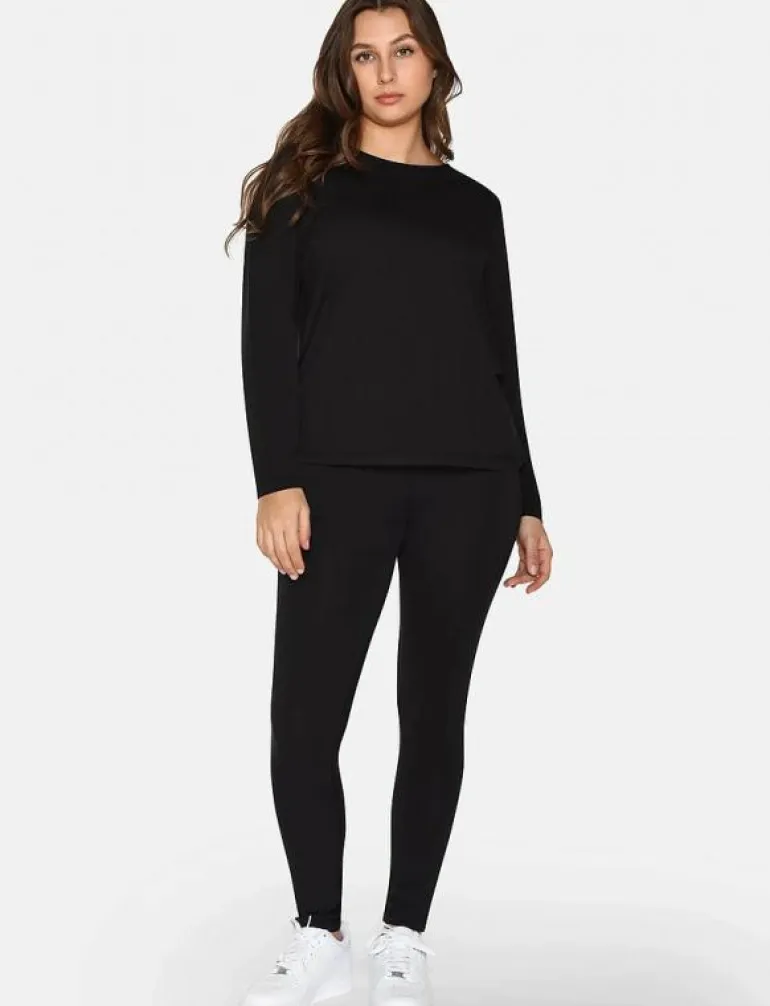 Women Bamboo Long Leggings - Leggings & Tights