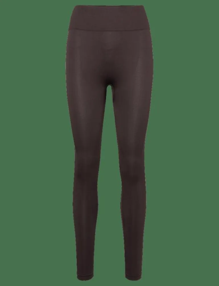 Women Seamless Plain Leggings - Träningstights