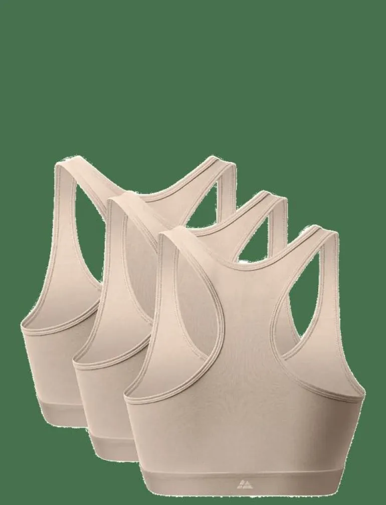 Women's Organic Cotton Bralette 3-pack - Bh-linnen