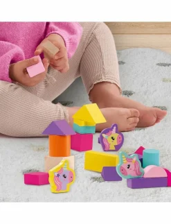 Wooden Building Blocks - Unicorn 52 pcs - Byggklossar