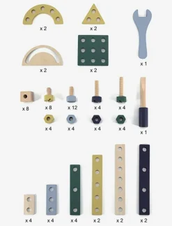 Wooden construction set in bucket - Byggsats