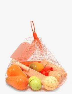 Wooden fruit and vegetables with velcro - Leksaksmat & Leksakstårtor