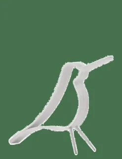 Woody Bird White Small - Träfigurer