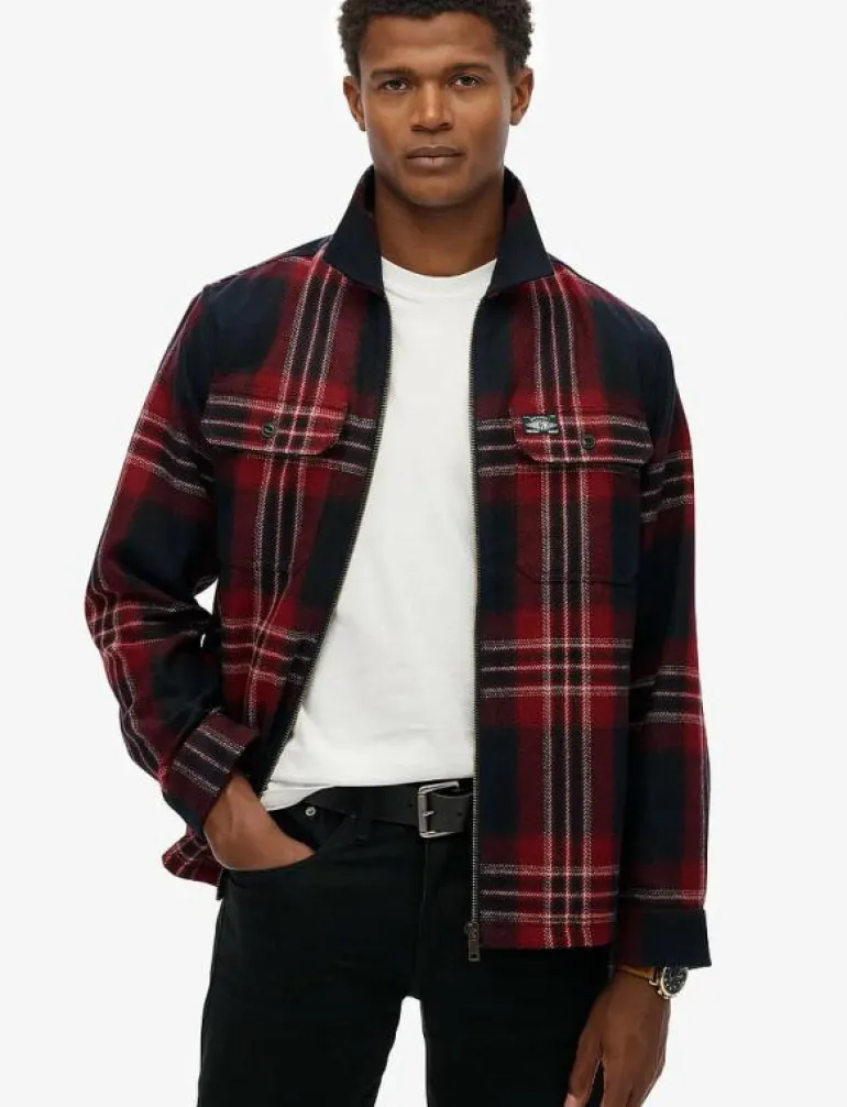 WOOL MILLER ZIP OVERSHIRT - Jackor & rockar