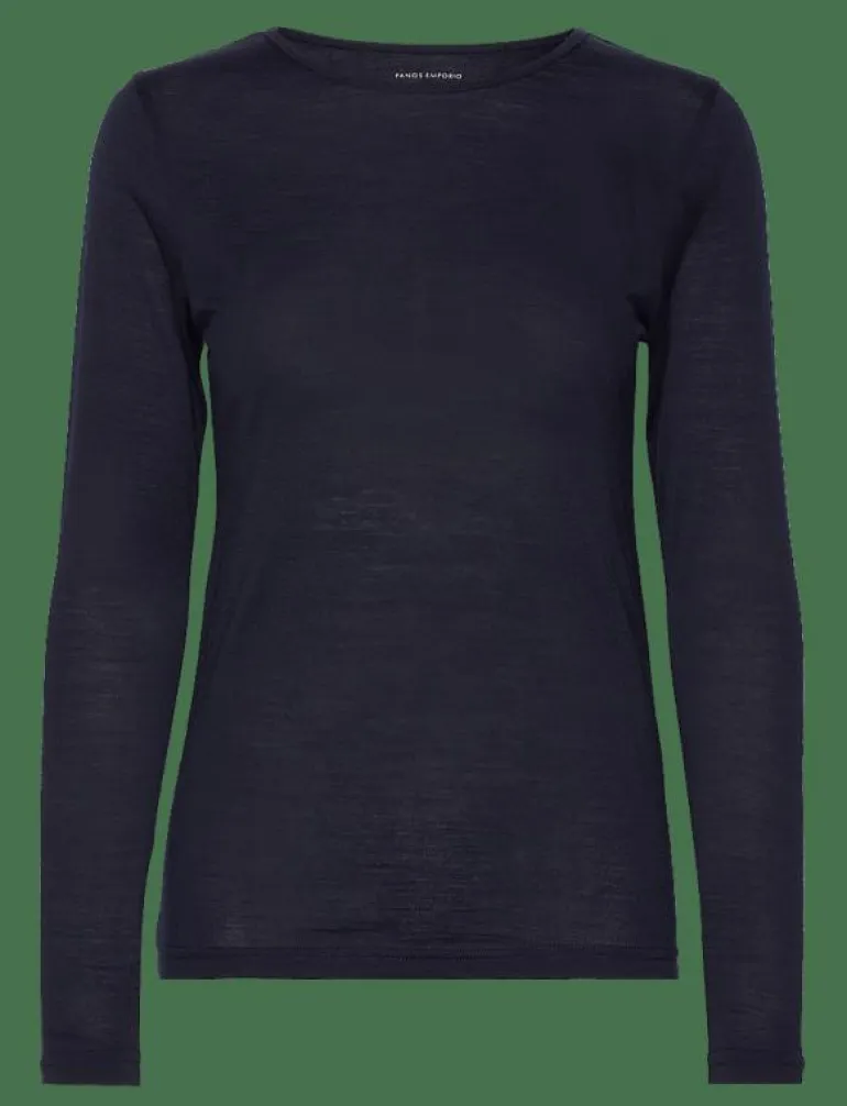 Wool/Tencel Long Sleeve - Överdelar