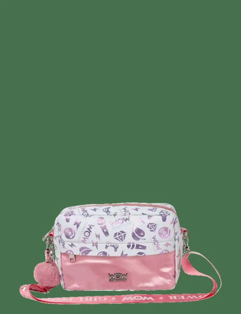 WOW® Generation, Handbag with pompom - Tygpåsar och små väskor