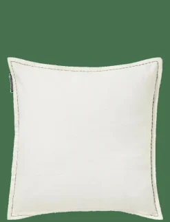 Wreath Linen/Cotton Logo Pillow Cover - Kuddfodral