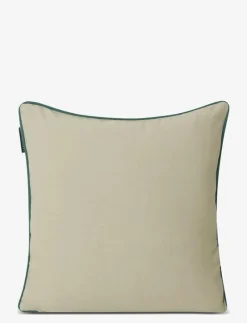 Wreath Logo Organic Cotton Twill Pillow Cover - Kuddfodral