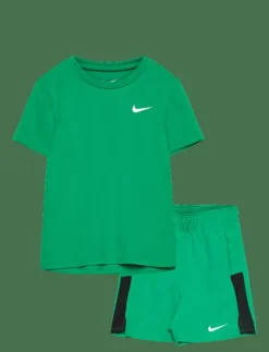 WS-WOVEN SHORT SET - Set med kortärmad t-shirt