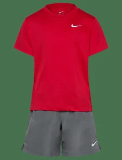 WS-WOVEN SHORT SET - Set med kortärmad t-shirt