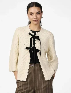 YASEGSA 3/4 KNIT CARDIGAN S. - Koftor