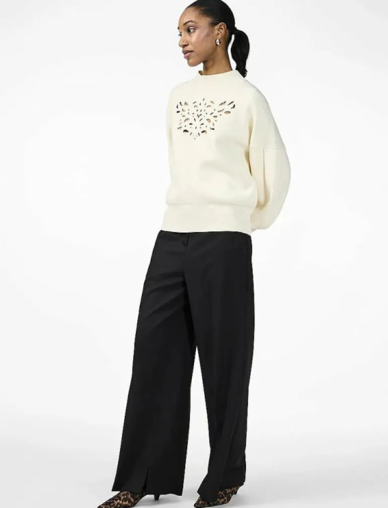 YASFIRAZ LS KNIT PULLOVER S. - Stickat