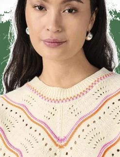 YASLIMERA LS KNIT PULLOVER S. - Stickat