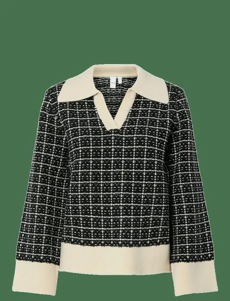 YASLIVIA LS V-NECK KNIT PULLOVER NOOS - Stickat