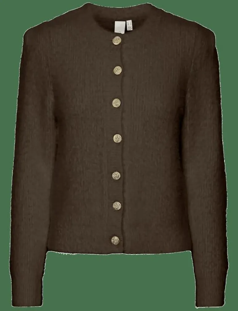 YASMEY LS KNIT CARDGIAN - Koftor