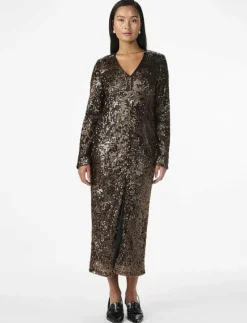 YASPIO LS SEQUIN LONG DRESS - SHOW - Midiklänningar