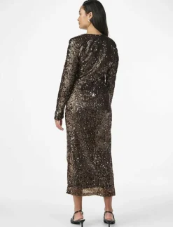YASPIO LS SEQUIN LONG DRESS - SHOW - Midiklänningar