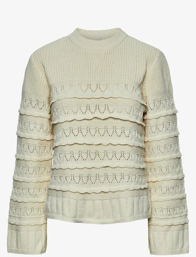 YASTIMU LS KNIT PULLOVER - Stickat
