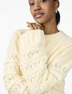 YASTIMU LS KNIT PULLOVER - Stickat