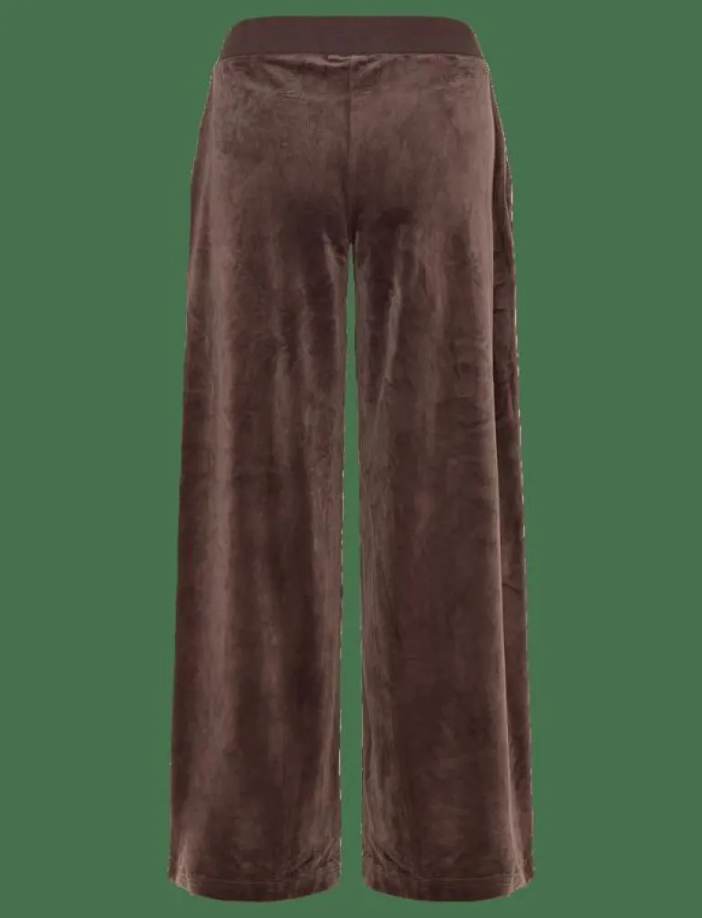 YUKA WIDE LEG TRACKPANT GOLD - Vida byxor