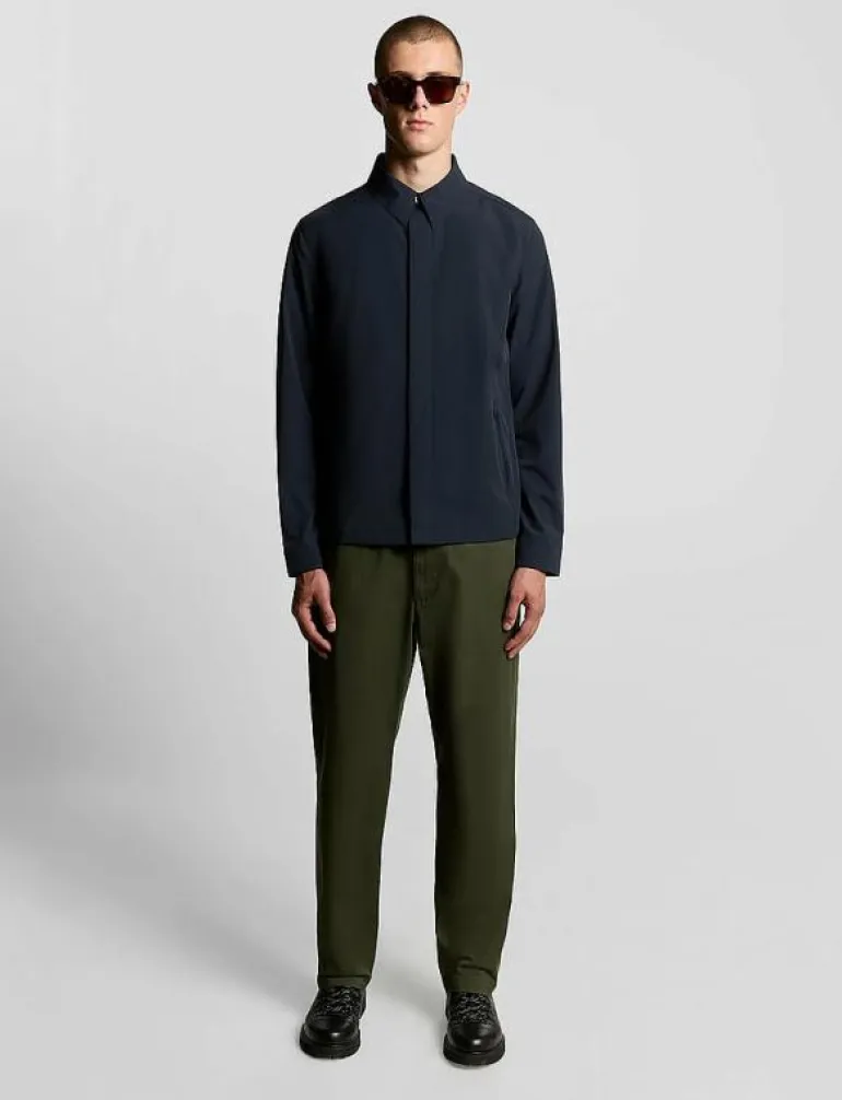 Zip Through Nylon Overshirt - Tunna jackor