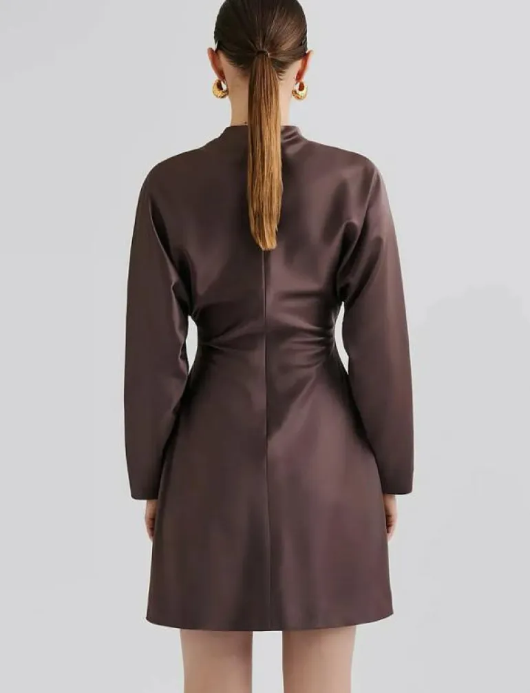 Zora Barrel Long Sleeve Mini dress - Korta klänningar